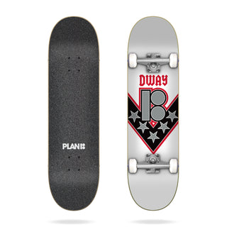 Plan B Complete Danny Way Stars White 8.125" x 31.85" Assembled