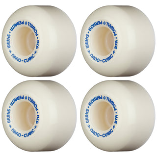 Powell Peralta Skateboard Wheels 54mm x 36.5mm Dragon Formula 97A Nano Cubic Off White