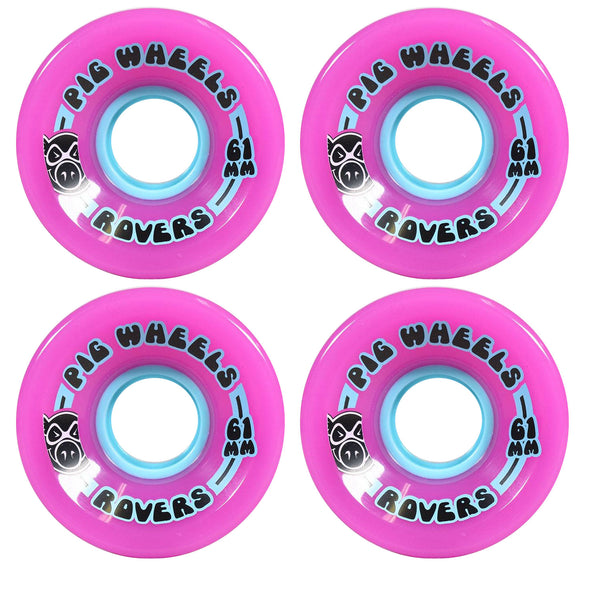 Pig Skateboard Wheels Rover 85A Pink 61mm – TGM Skateboards