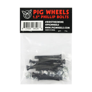 Pig Hardware Phillips Black 1.5"