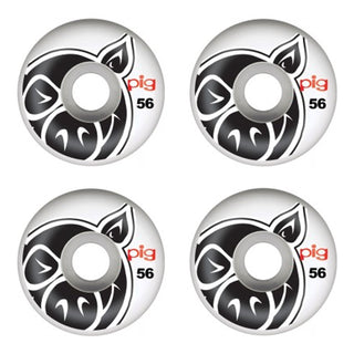 PIG Skateboard Wheels Pig Head Natural 56mm