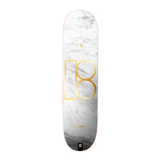 Plan B Skateboard Complete Gustavo White Marble Twin 8.0" x 31.5"
