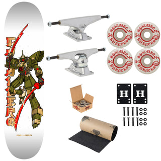 Powell Peralta Premium Skateboard Caballero Gundam 8.25" Krux Trucks, Spitfire Wheels, Independent Bearings