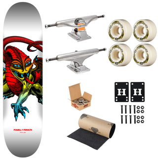 Powell Peralta Premium Skateboard Caballero Yellow Fade/White 8.75" Independent Trucks, Dragon Formula Wheels, Indy Bearings