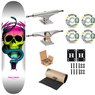 Powell Peralta Premium Skateboard McGill Lime Fade/White 8.0" Independent Trucks, SML Wheels, Indy Bearings