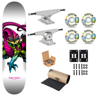 Powell Peralta Premium Skateboard Caballero Lime Fade/White 8.25" Krux Trucks, SML Wheels, Independent Bearings