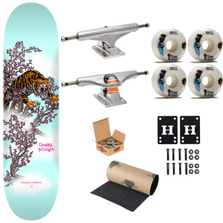 Powell Peralta Premium Skateboard Yosozumi Samurai 8.0" Independent Trucks, SML Wheels, Indy Bearings