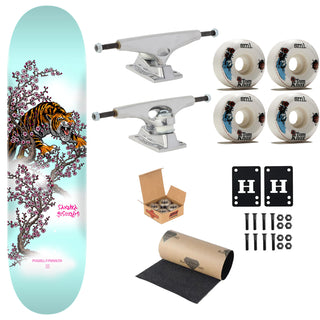Powell Peralta Premium Skateboard Yosozumi Samurai 8.5" Krux Trucks, SML Wheels, Independent Bearings