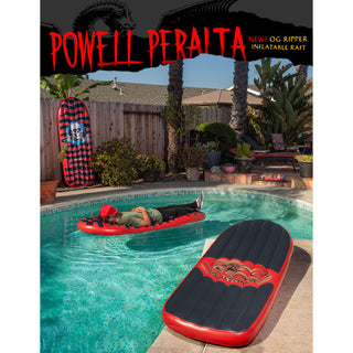 Powell Peralta Ripper Inflatable Raft Red