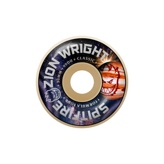 Spitfire Skateboard Wheels 53mm F4 99A Zion Cosmic Classic Natural