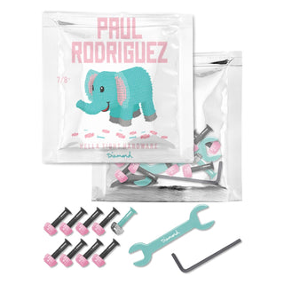 Diamond Supply Paul Rodriguez Hardware and Wrench Combo Black/Pink/Teal 7/8" Allen