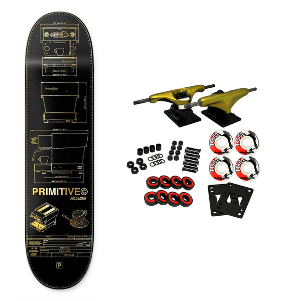 Primitive Trent McClung THUNDER スケボーコンプ Primitive Skateboard Complete McClung Double Shot 8.125