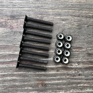 Paris Longboard Trucks Mounting Hardware Flat Head Bolts and Nuts Pack 1 1/4"