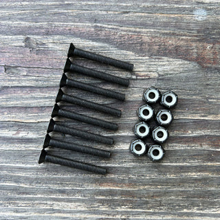 Paris Longboard Trucks Mounting Hardware Flat Head Bolts and Nuts Pack 1 1/2"