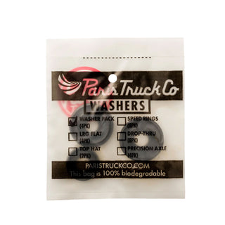 Paris Longboard Trucks OEM Truck Parts Cup Washers Kit Black