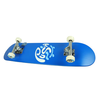 Push Skateboard Complete Blue 7.75" Side View