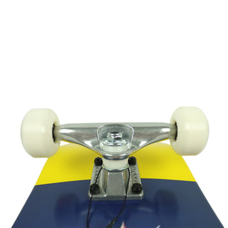 Push Skateboard Complete Frosty Portrait Yellow 7.75" Trucks Close