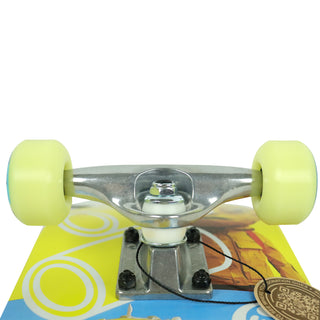 Push Skateboard Complete Yellow Man Yellow 7.25" Trucks Close