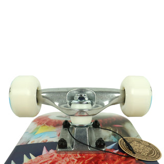 Push Skateboard Complete Frosty Red/Blue 6.5" Trucks Close