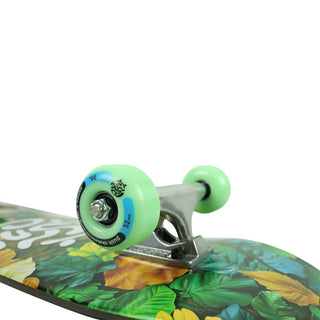 Push Skateboard Complete Forest Green Green 7.75" Wheel Close Up