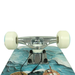 Push Skateboard Complete Ocean Blue Blue 7.0" Trucks Close