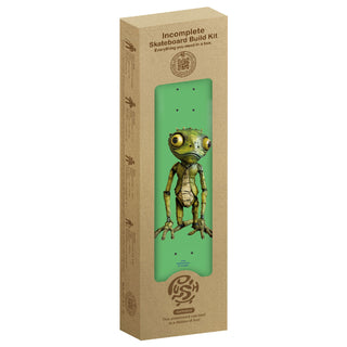 Push Skateboard Complete Lizard Guy 7.5" - Unassembled Kit with Tool