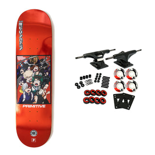 Primitive Skateboard Complete My Hero Academia Red 8.125"