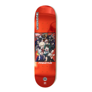 Primitive Skateboard Deck My Hero Academia Red 8.125"