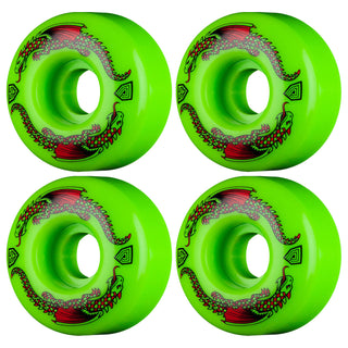 Powell Peralta Skateboard Wheels 55mm x 34mm Dragon Formula 93A Green