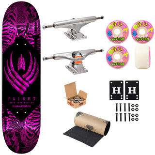 Powell Peralta Premium Flight Skateboard Skeleton Foil 8.0" Independent Trucks, Satori Wheels, Indy Bearings