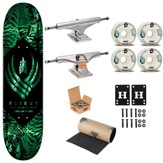 Powell Peralta Premium Flight Skateboard Skeleton Foil 8.13" Independent Trucks, SML Wheels, Indy Bearings