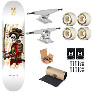 Powell Peralta Premium Flight Skateboard Yosozumi Onna-Bugeisha K26 8.25" Krux Trucks, Dragon Formula Wheels, Independent Bearings