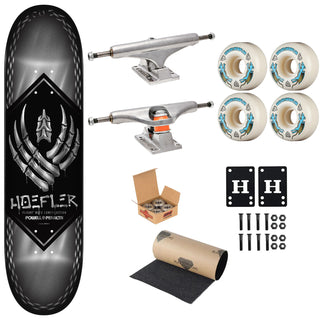 Powell Peralta Premium Flight Skateboard Hoefler Chains 8.0" Independent Trucks, Dragon Formula Wheels, Indy Bearings