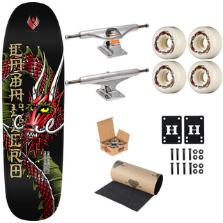 Powell Peralta Premium Flight Skateboard Cab Ban This 9.26" Independent Trucks, Dragon Formula Wheels, Indy Bearings