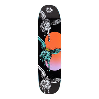 Welcome Skateboard Deck Peggy on Son of Moontrimmer Black 8.25" x 32.125"