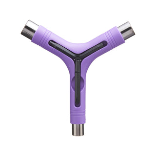 Pig Skateboard Tool Tri-Socket with Re-Threader Purple