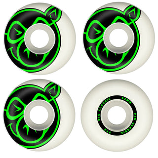 Pig Skateboard Wheels 52mm Classic 99A White