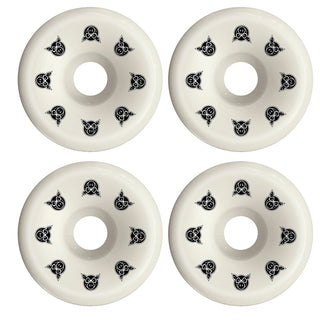 Pig Skateboard Wheels 55mm Conical 99A White