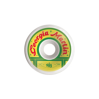 Pig Skateboard Wheels 54mm Georgia Martin Conical 99A White