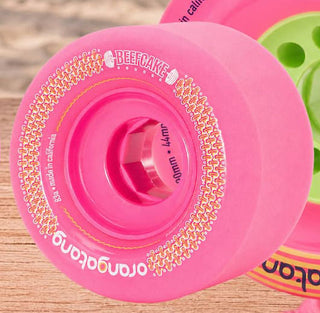 Orangatang Longboard Wheels Beefcake Pink 73mm 83A