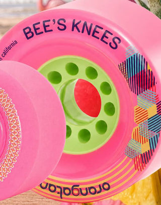 Orangatang Longboard Wheels Bees Knees Pink 90mm 83A