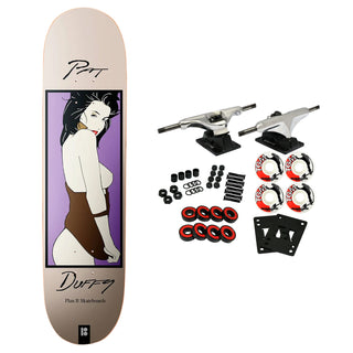 Plan B Skateboard Complete Duffy Girl 8.25" x 32.125"