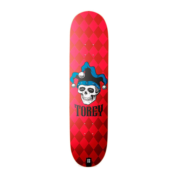 Plan B Skateboard Deck Torey Pudwill Jester Twin Tail 8.25
