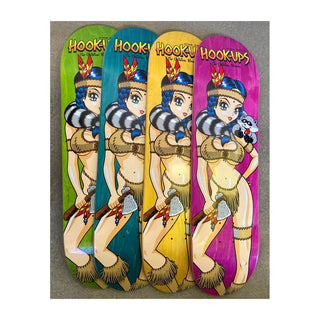 Hook Ups Skateboard Deck Pocahook-ups 8.5" (Assorted Colors)