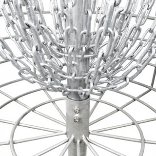 MVP Disc Golf Black Hole Portal Permanent Basket Yellow