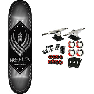Powell Peralta Skateboard Complete Flight Kelvin Hoefler Chains Silver 8.0" x 31.45"