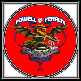Powell Peralta Skateboard Shop Banner - Banner Dragon - Vinyl 20" x 20"