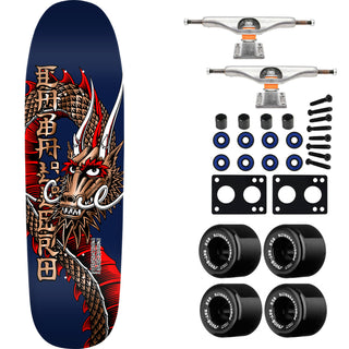 Powell Peralta Skateboard Caballero Ban This Navy/Copper Foil / Independent/ Rat Bones Black
