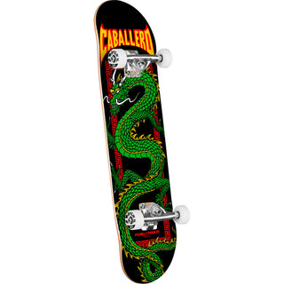 Powell Peralta Skateboard Complete Caballero Chinese Dragon Black/Green 7.5" x 28.65"