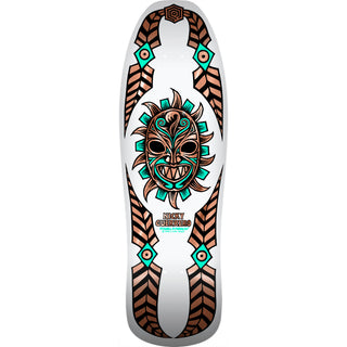 Powell Peralta Skateboard Deck Nicky Guerrero Mask White/Copper Foil Old School Reissue